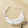 Floral 3-D Bib Necklace & Earring Set, , large