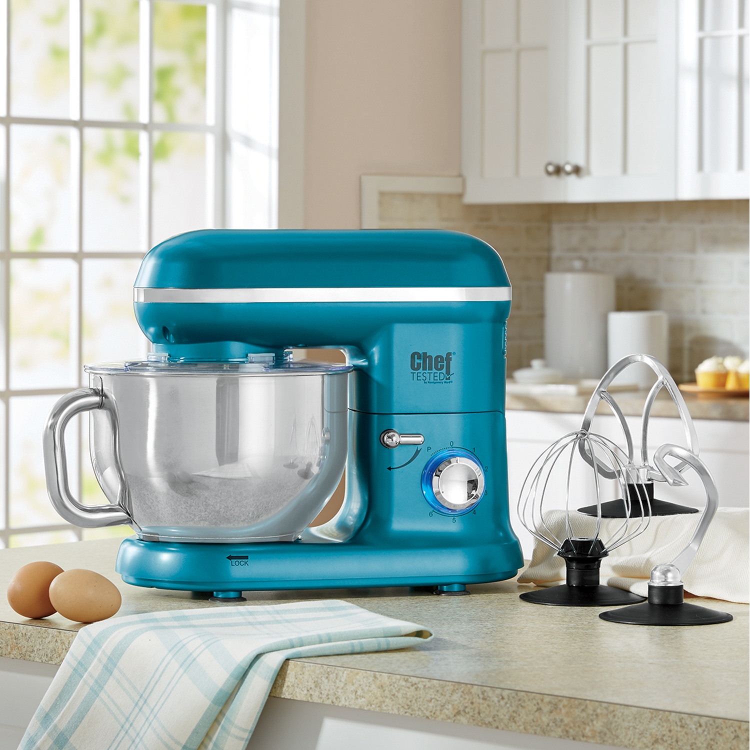 Chef Tested Stand Mixer and 3-Piece Attachment Set | Seventh Avenue