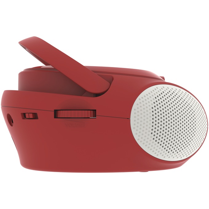 Magnavox Portable CD Boombox, Red, large