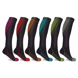 6-Pack Copper Compression Socks, , large