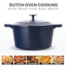 Gotham Steel 5-Quart Hammered Dutch Oven, , large