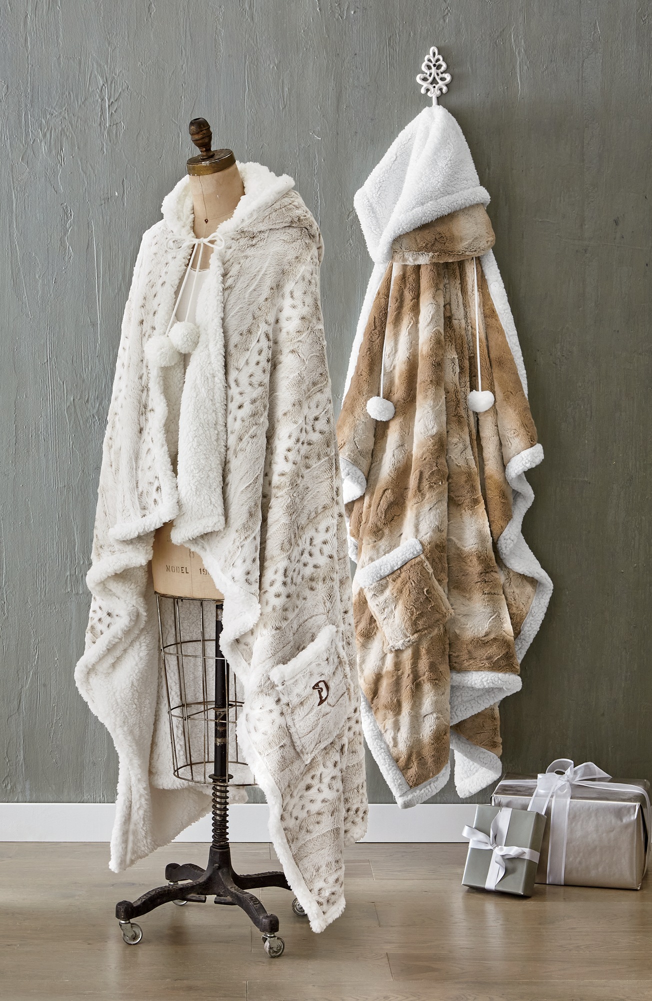 Hooded Throw Seventh Avenue