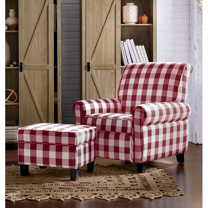Kahlo Chair Modern Plaid Armchair Black White Npd City Home