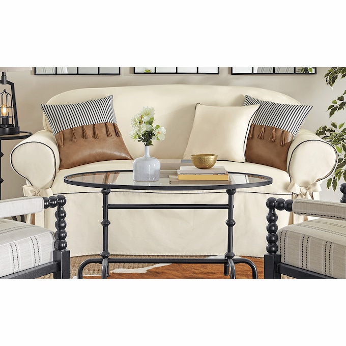 Contrast Piping Slipcover, , large