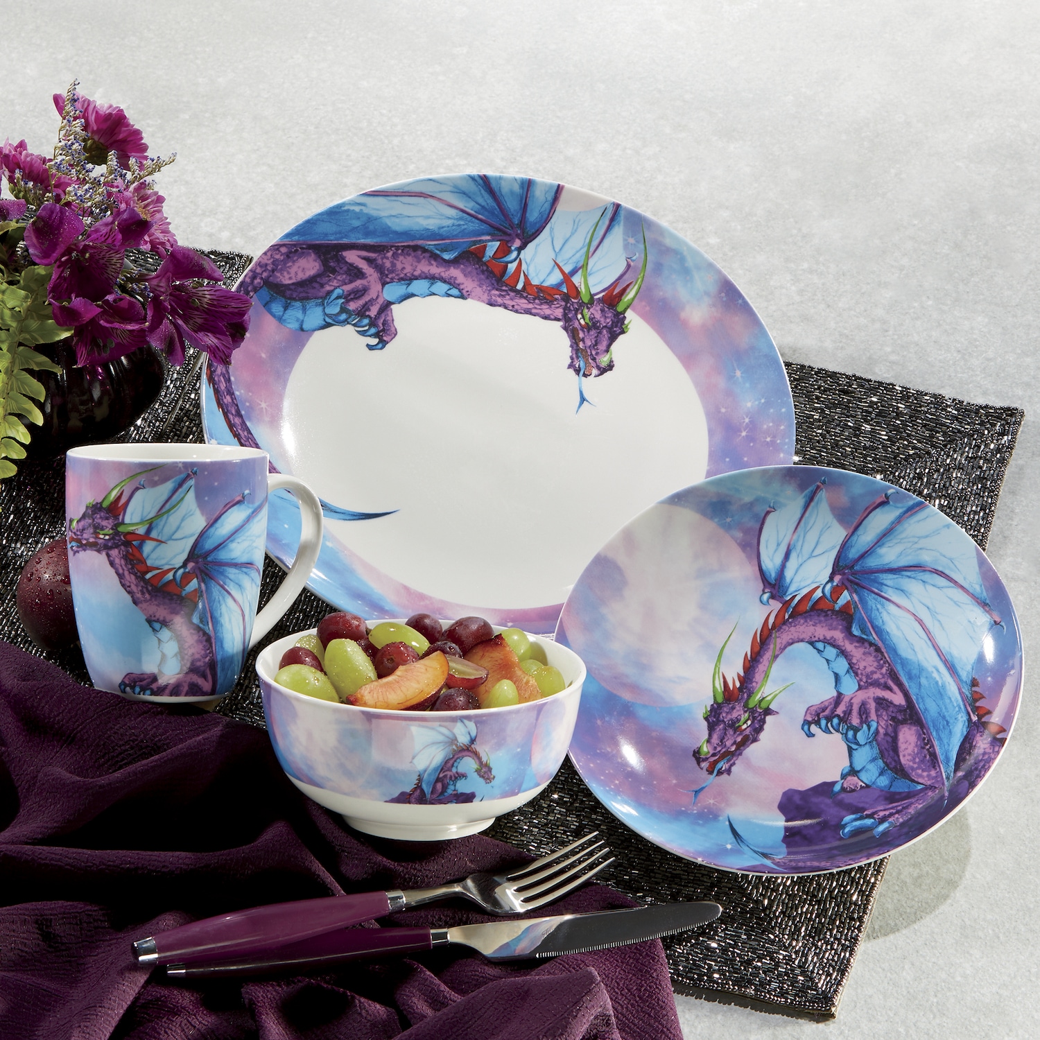 Dragon Dinnerware Set | Seventh Avenue