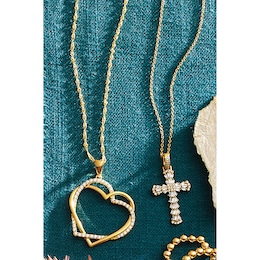 Cubic Zirconia Pendant, , large