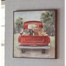 Floral Dog and Truck Wall Art, , large