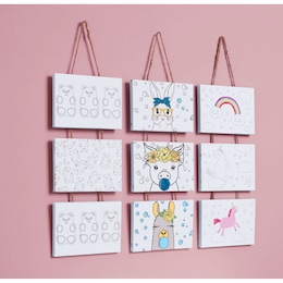 Art 101 Set of 3 Hanging Canvases Art Set, , large