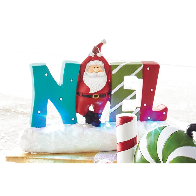 Lit Joy or Noel Whimsical Decor, , large