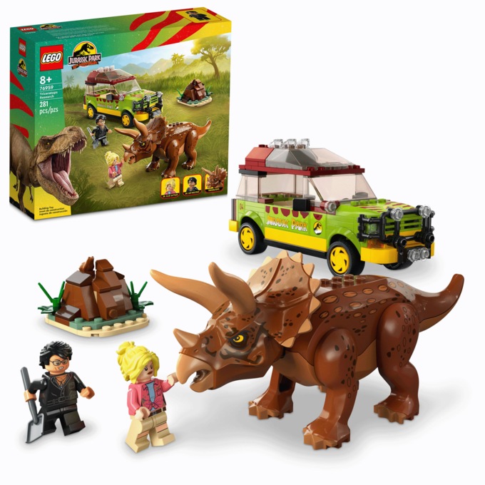 LEGO Jurassic World Triceratops Research, , large