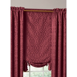 Damask Window Tie Shade, , large