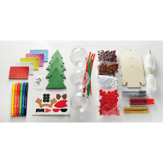 Art 101 DIY Christmas Ornament Combo Kit, , large