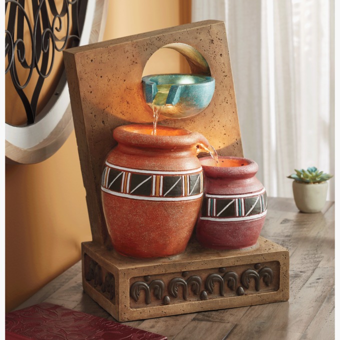 Pots Wall/Table Fountain, , large