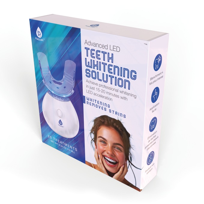 Pursonic Advanced Led Teeth Whitening Kit, , large