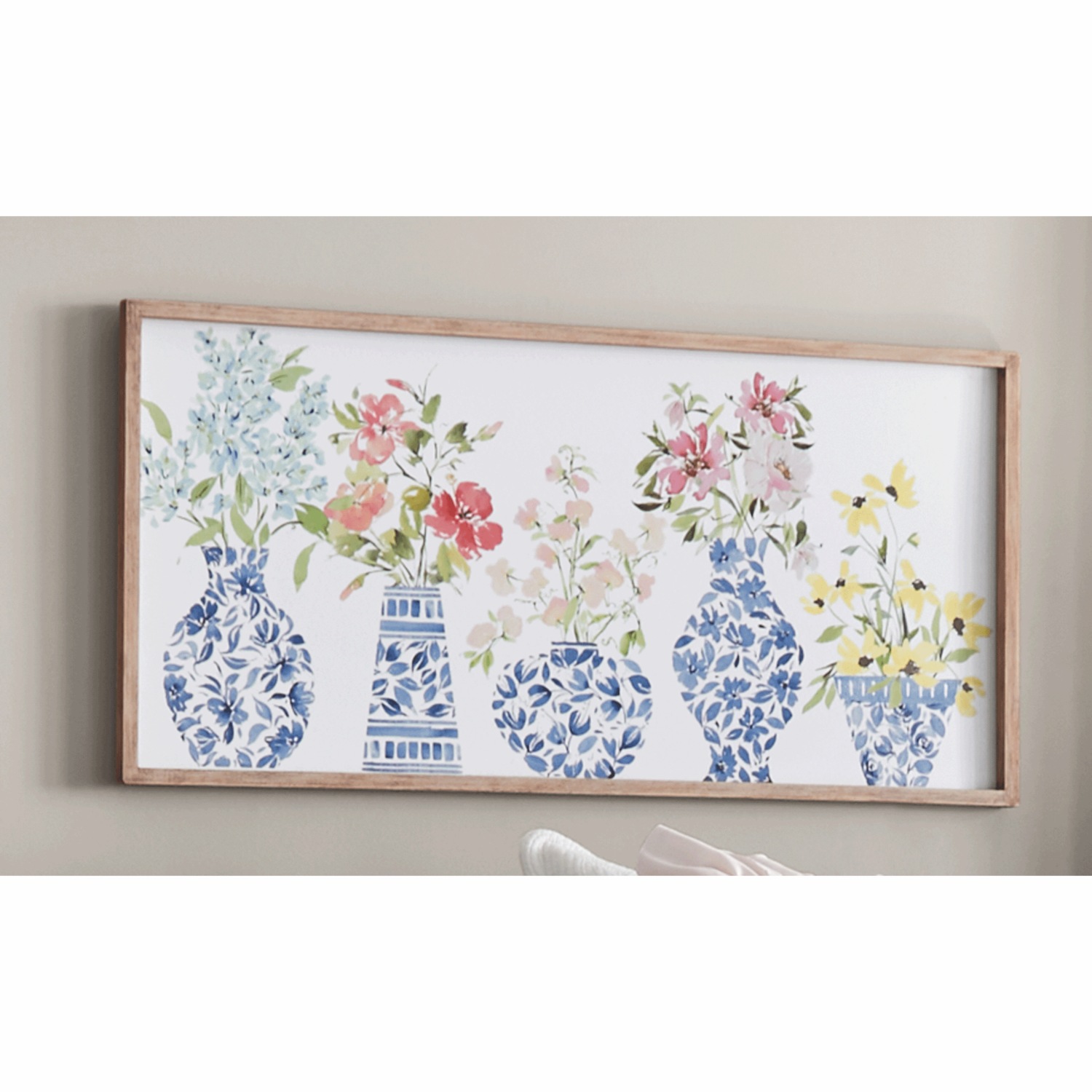 Blue Potted Florals Wall Art | Seventh Avenue