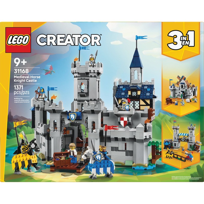 LEGO Creator 3-in-1 Medieval Horse Knight Castle, , large