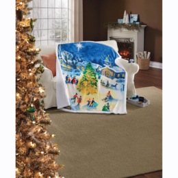 Novelty Sherpa Throw - Buy More &amp; Save, , large