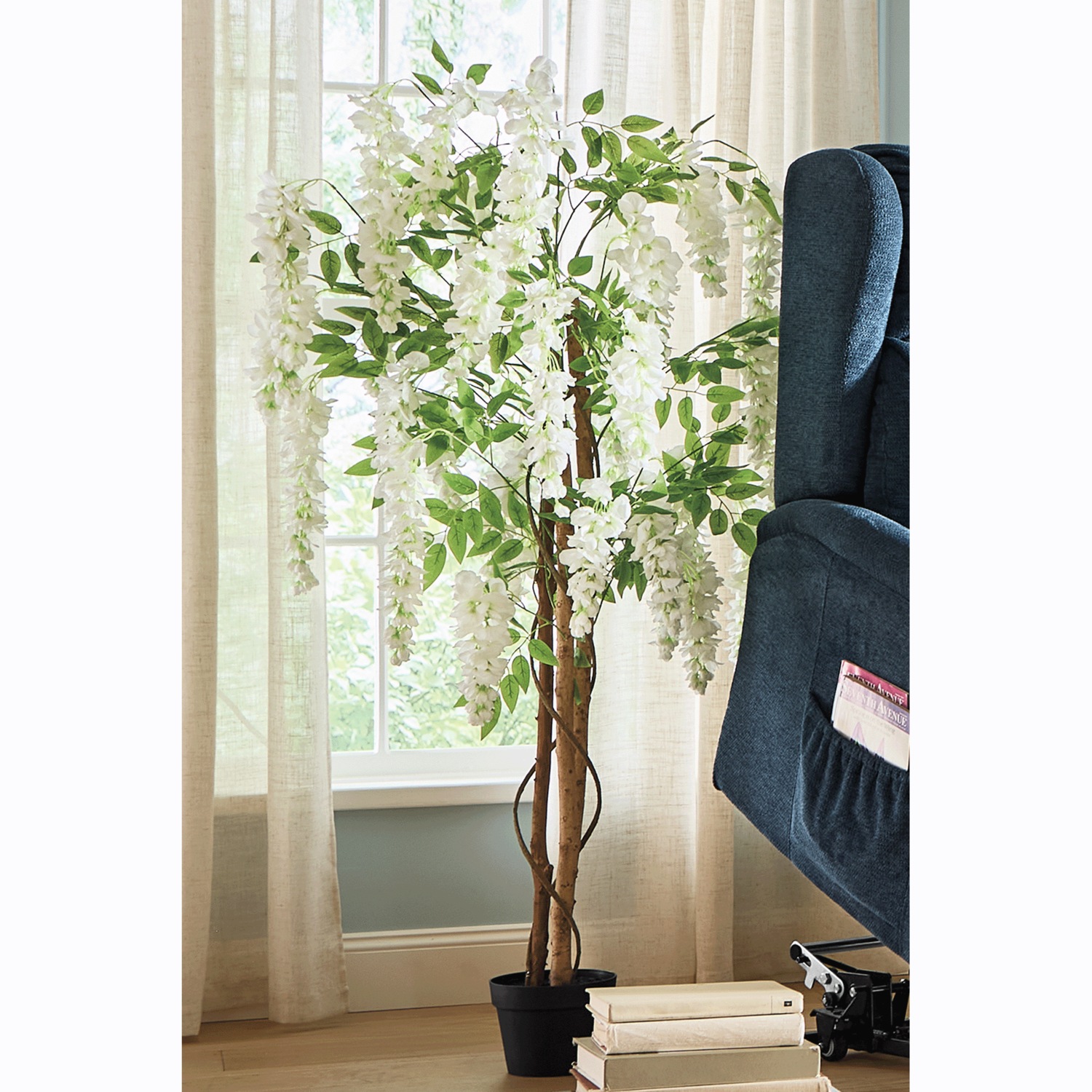 White Wisteria Tree