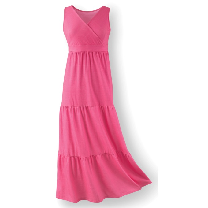 beige ribbed knit dress Antonia Rib Flare Maxi Knit Dress main image 1