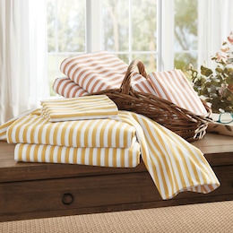Fall Stripe Sheet Set, , large