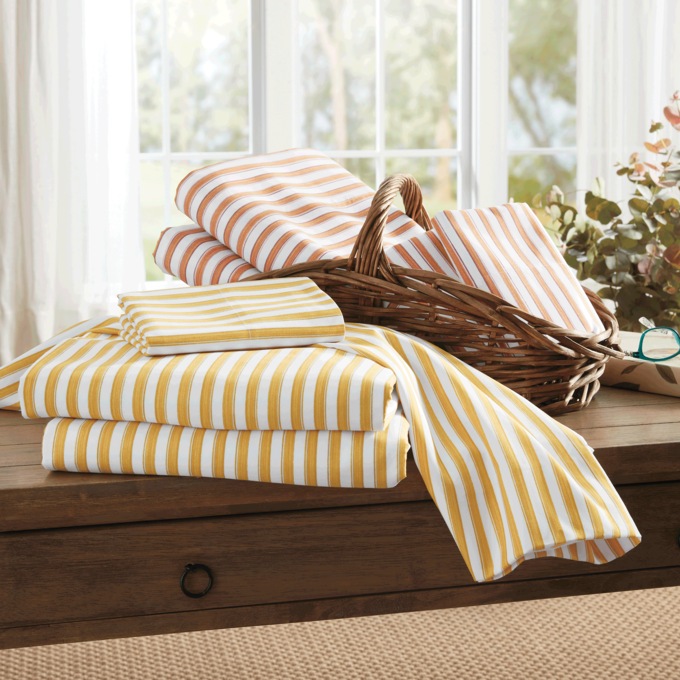Fall Stripe Sheet Set, , large