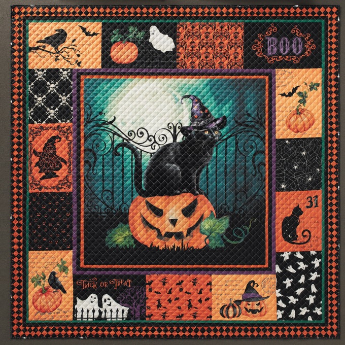 Spooky Night Quilt, , large