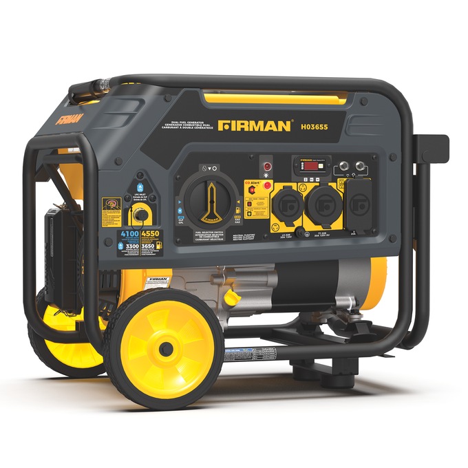 Firman Dual-Fuel Portable Generator 4550/3650W, , large