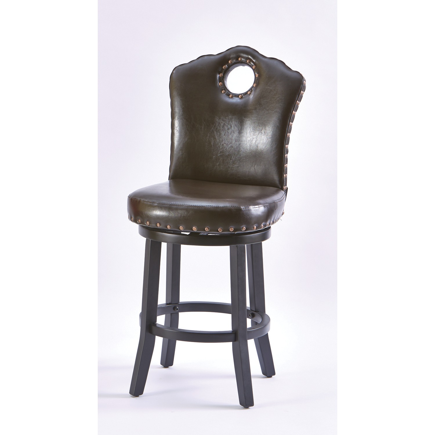 Nailhead Swivel Stool Seventh Avenue Nailhead Swivel Stool