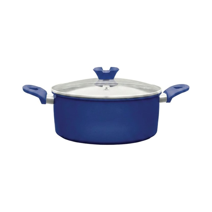 7-Piece Colorful Carbon Steel Nonstick Cookware Set, Ocean Splash, large