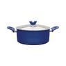 7-Piece Colorful Carbon Steel Nonstick Cookware Set, Ocean Splash, large