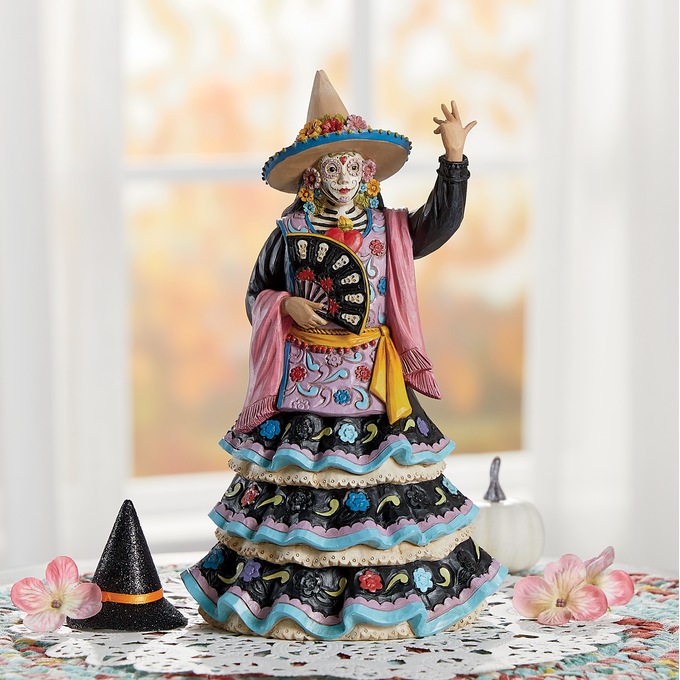 Jim Shore D&iacute;a De Los Muertos Dancer Figurine, , large