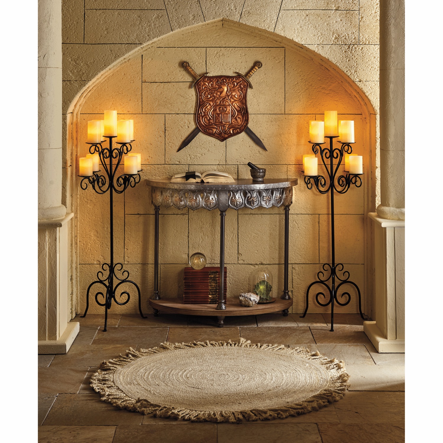 tram ・キャンドルスタンド Floor-Standing Candelabra | Seventh Avenue