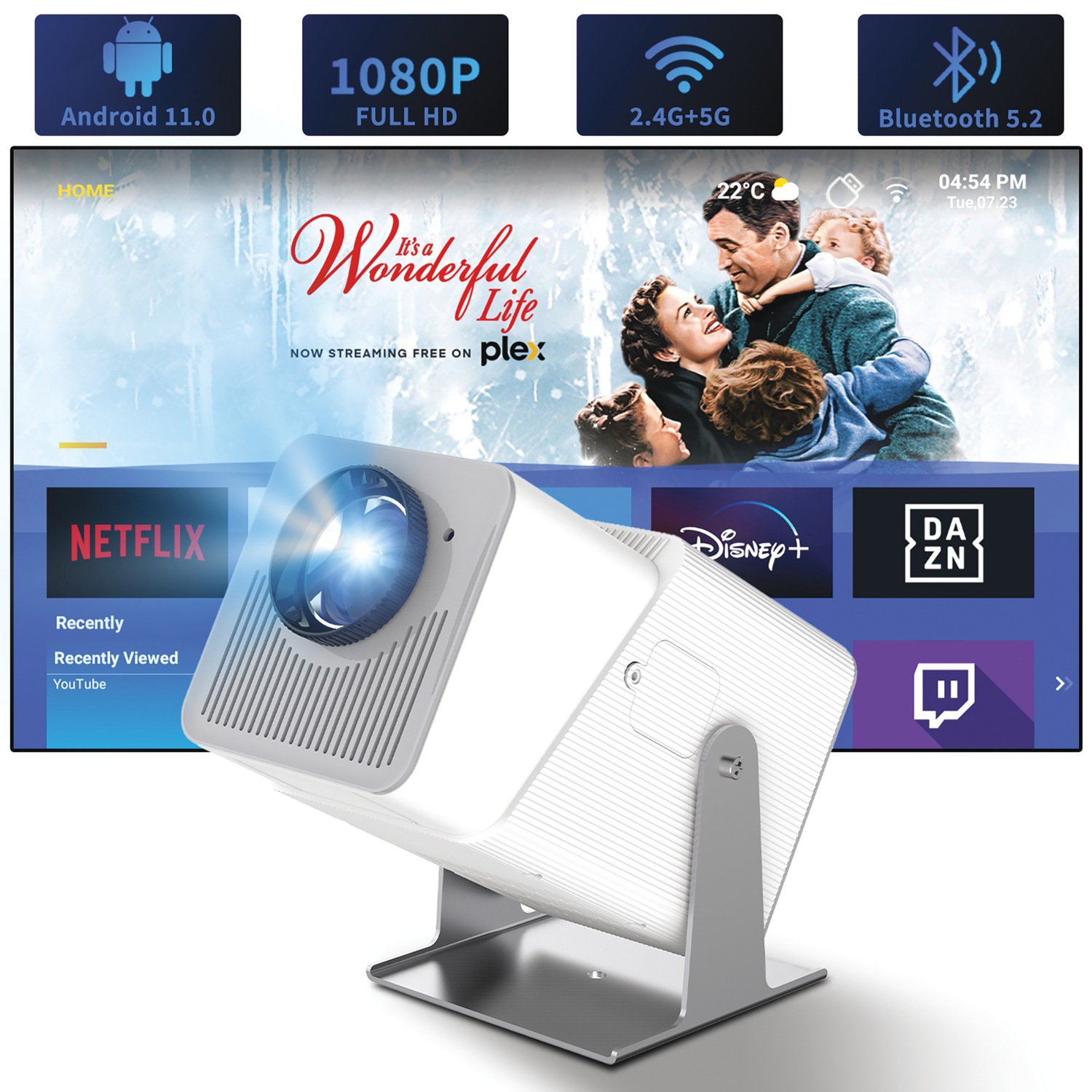 Intelligent Galaxy Mini LCD Projector | Seventh Avenue