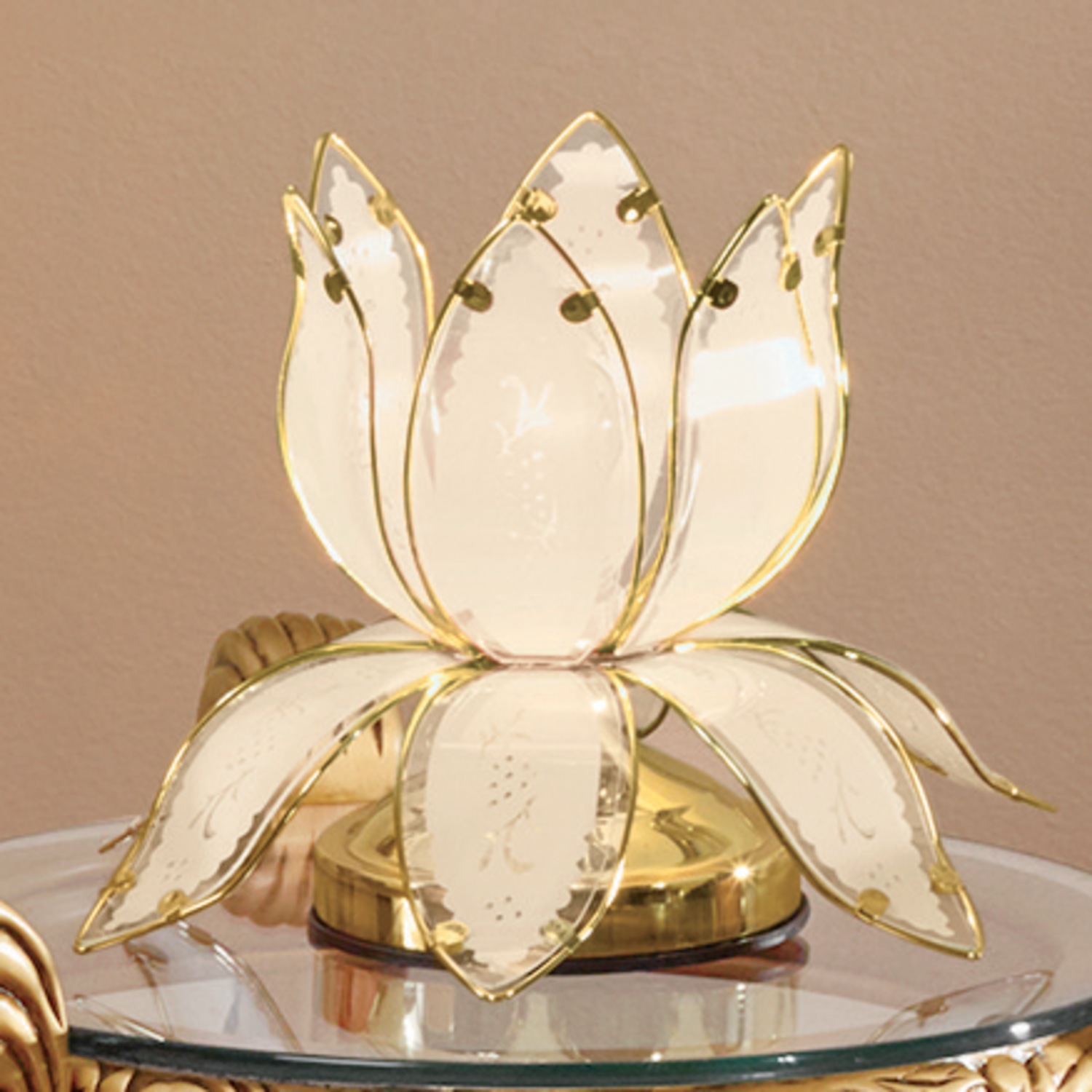Lotus Touch Lamp Seventh Avenue
