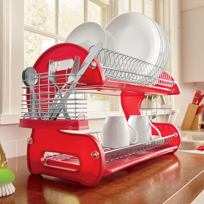 2-Tier Dish Rack, , large