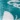 Color Connection 8-Piece Butterfly Towel Set, Teal, swatch