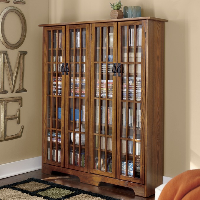 Double Door Media Cabinet Seventh Avenue Double Door Media Cabinet