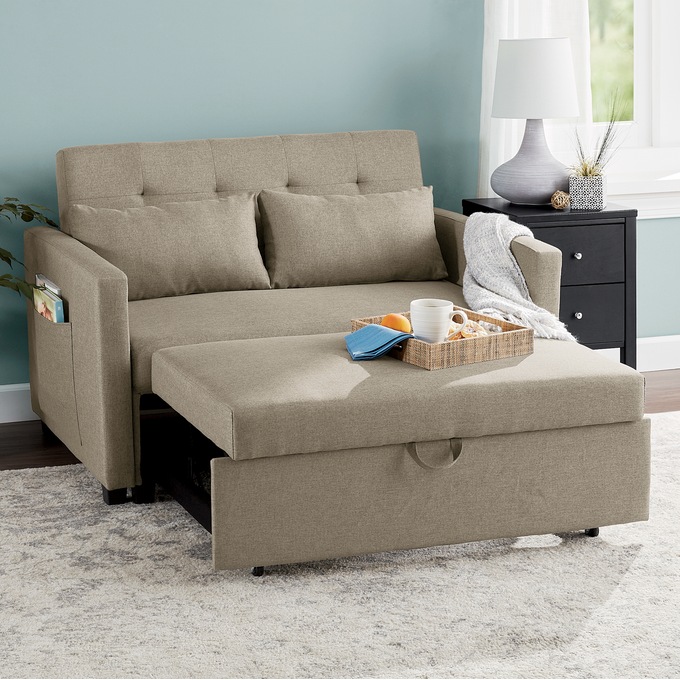 Loveseat lounger 2025 sleeper