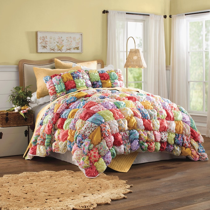 Harlow Puff Oversized Quilt, , large
