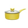 7-Piece Colorful Carbon Steel Nonstick Cookware Set, Lemon Glow, large