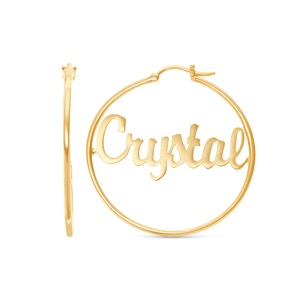 Medium Name Hoops, , large