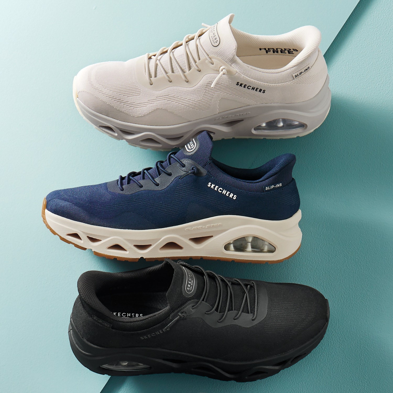 Skechers Lace-Up Slip-Ins Uno Glide Step Air Gliders Shoe with