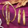 Sterling 2-Pair Hoop Set, , large