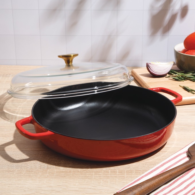 Sur La Table Supper Club 3.75-qt. Enameled Cast Iron Everyday Pan, , large