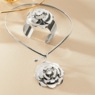 Floral Necklace & Bracelet Set, , large