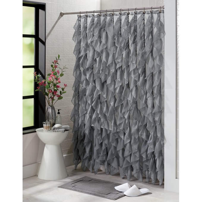 Cascade Shower Curtain, , large