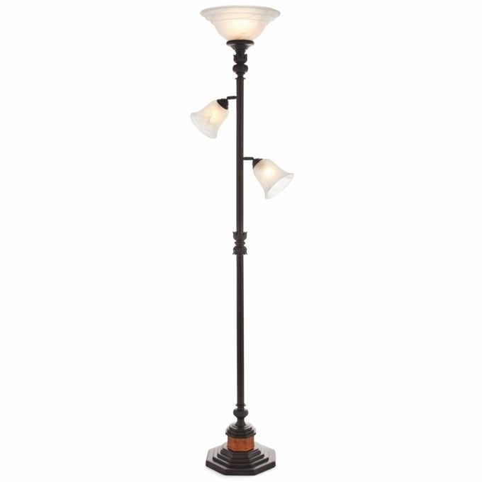 3-Light Torchiere, , large