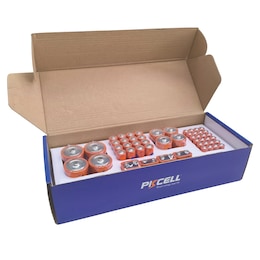 PKcell 52-Count Battery Variety Bundle, , large
