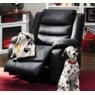 Overstuffed Recliner with Massage, , large