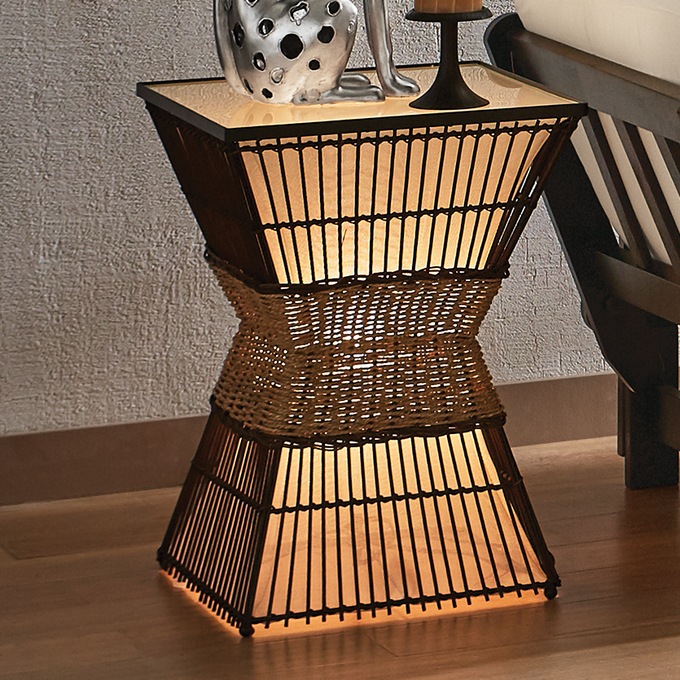 Palisade Cane Lighted Table Seventh Avenue